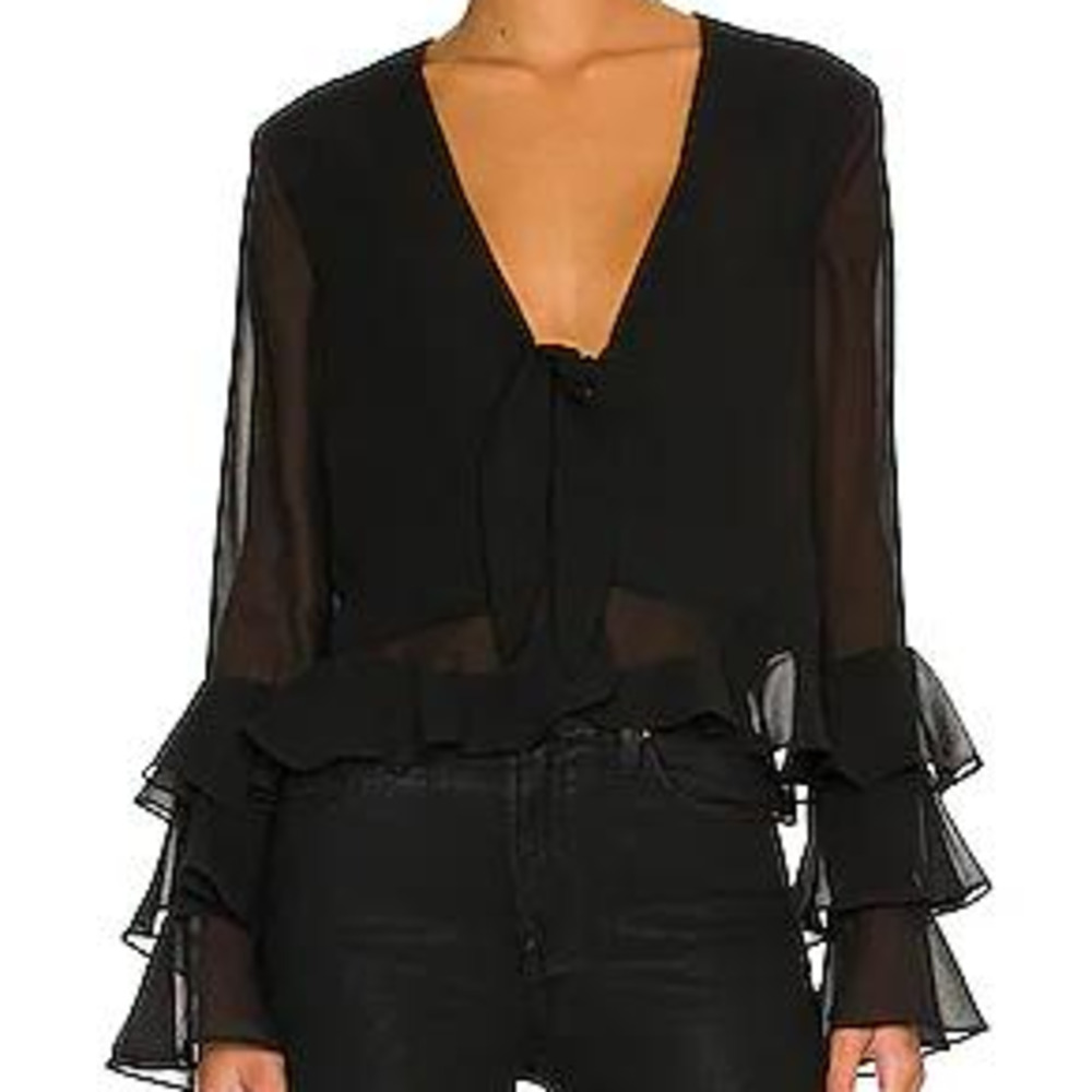 Tularosa Winnie Blouse in Black